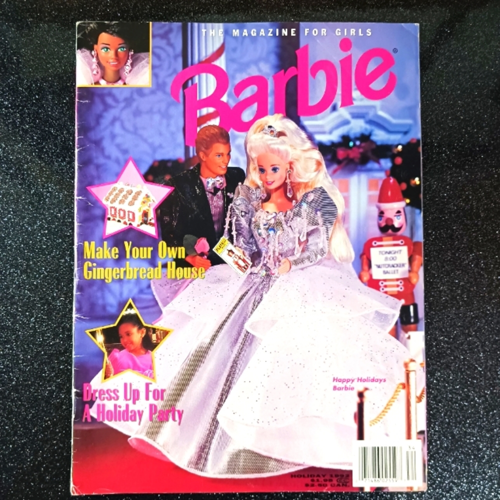 Barbie- The Magazine for Girls- Holiday 1992.